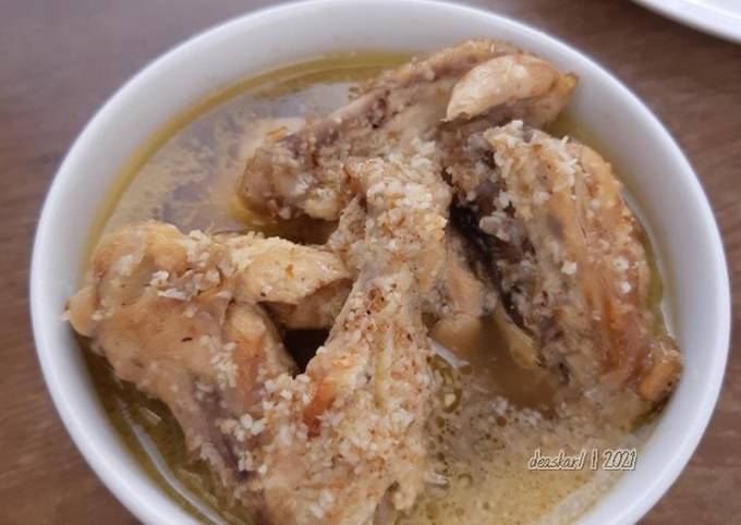 Resep: Ayam Kuah Serundeng Yang Sederhana