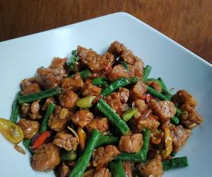 Siap Saji Oseng tempe kacang panjang Ala Rumahan Siap Saji Oseng tempe kacang panjang Ala Rumahan