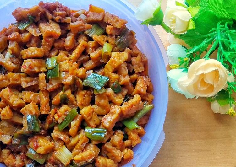 Langkah Membuat Tempe Oreg Balado SeuHah🌶️🌶️🌶️, Bikin Ngiler