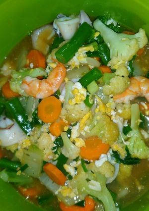 Foto resep Capcay seafood