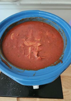 A picture of Pepperoni Soup.
