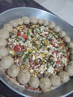 صورة لوصفة بيتزا الكرات 🍕🤓