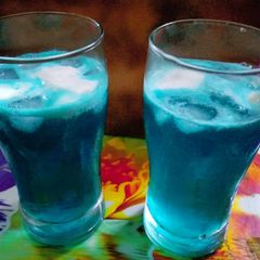 A picture of Blue Lagoon Mocktail.