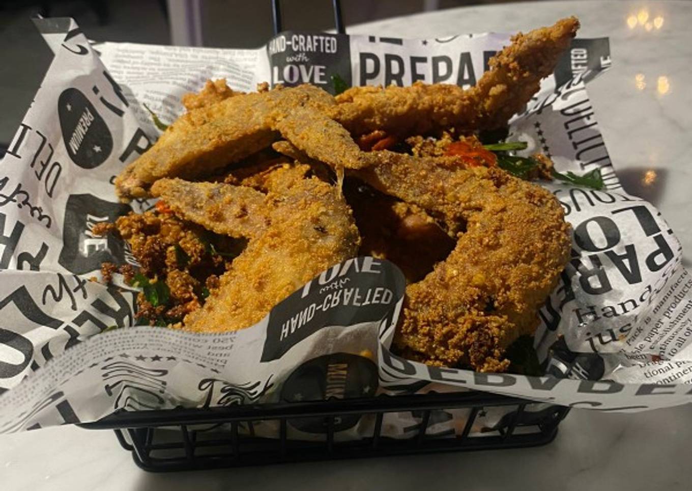 Chicken win's yummy butter