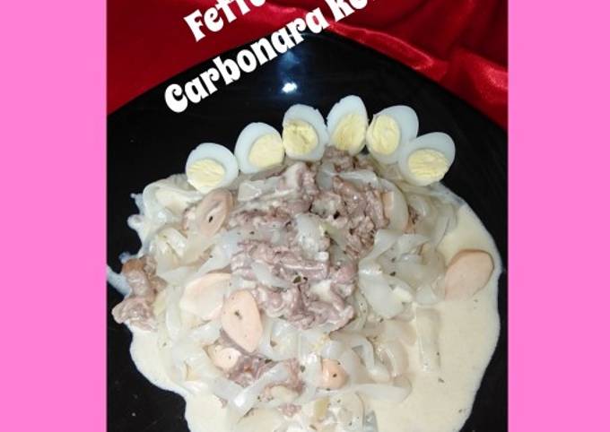 Fettucini Carbonara Keto