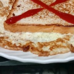 A picture of Bread omelette.