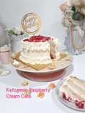 Raspberry Cream Cake Ketogenic