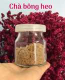 Chà bông heo (ruốc heo) cho bé ăn dặm