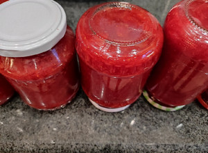 Eperlekvár (négyszeres erősségű édesítővel, pektinnel) recept fotója