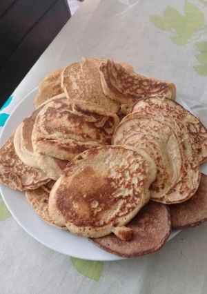 Una foto de Panqueques de avena