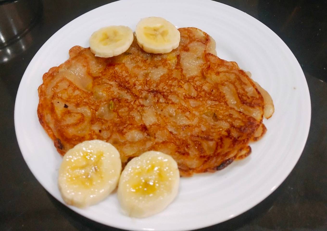 Banana Pancakes (Eggless)