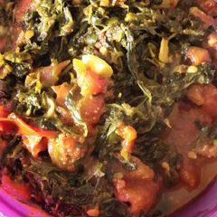 A picture of Methi sabzi.