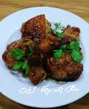 Đùi gà rim nước tương