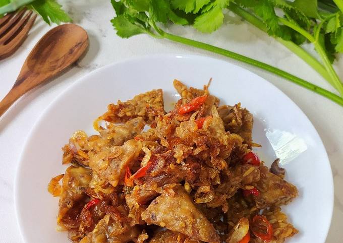 Tumis Tempe Udang Kecepe