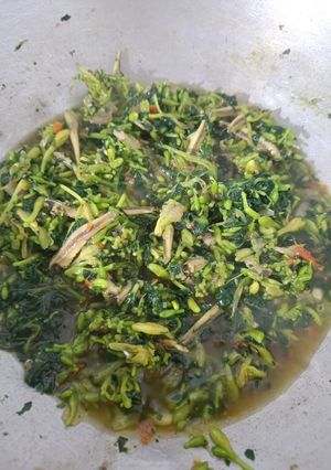 Foto resep Oseng Daun & Bunga Pepaya (tidak pahit)