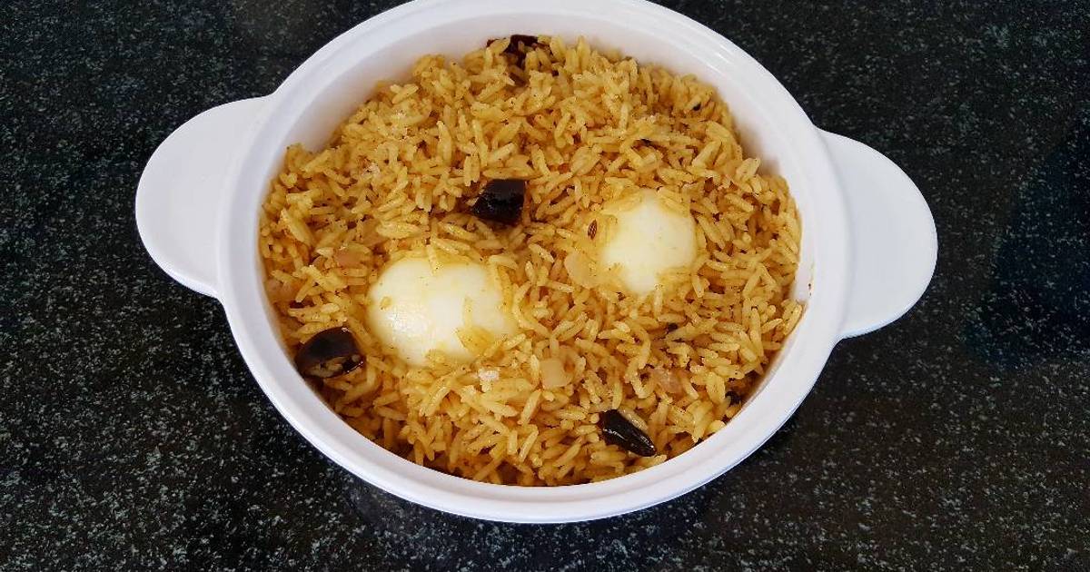 Egg pilaf Recipe by Tizz Cookpad