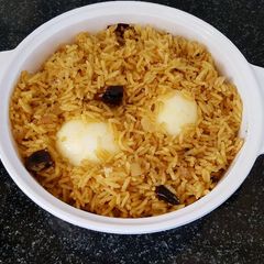 A picture of Egg pilaf.