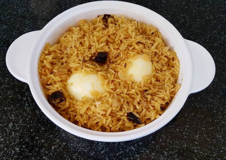 Simple Way to Make Perfect Egg pilaf