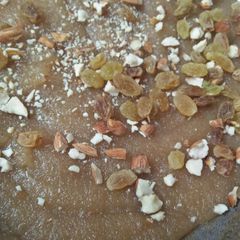 A picture of Suji halwa.