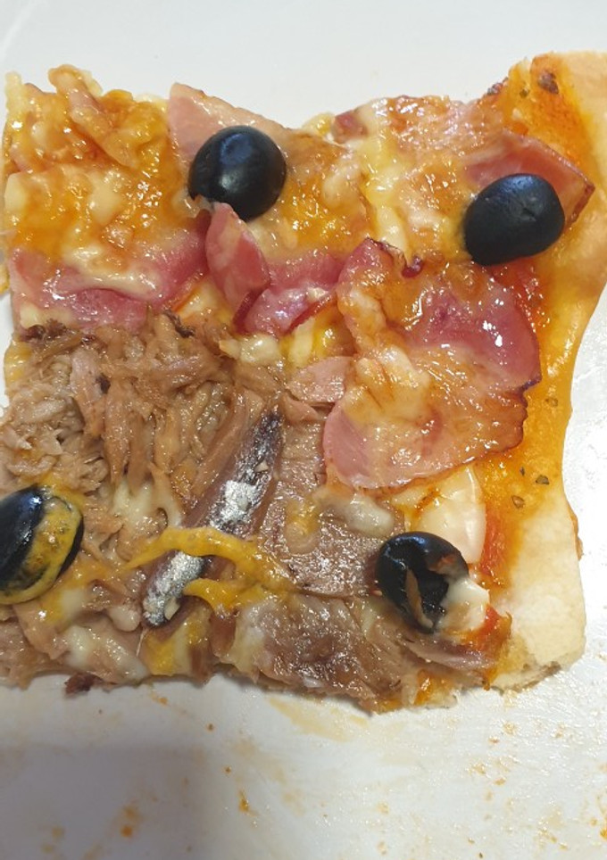 Una foto de Pizza gemela