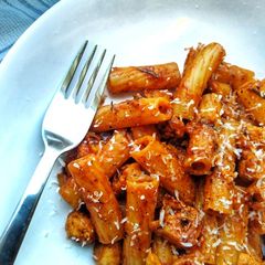 A picture of Rigatoni With Sausage Meat, Chilli & Rosemary.