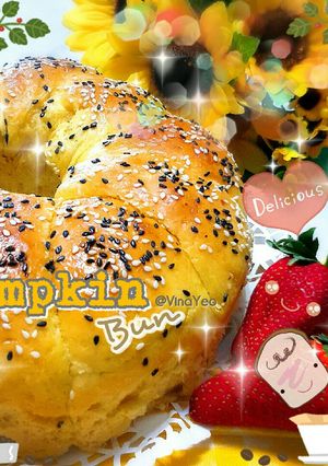 Foto resep Pumpkin Bun 🍞🍃