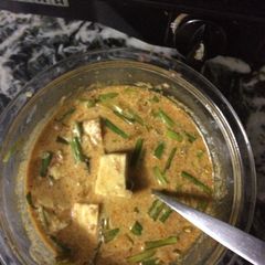 A picture of Paneer hara payaza.