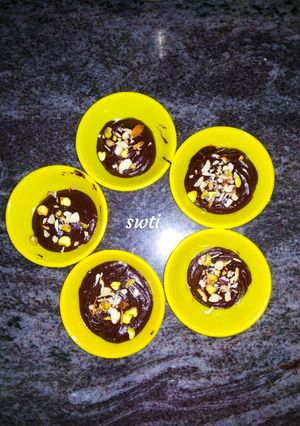 A picture of Homemade chocolate.
