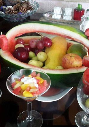 A picture of Simple Fruit Chaat.