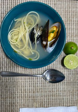 Una foto de Sopa de Choros (mejillones)