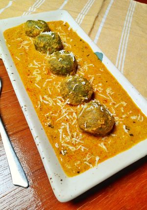 A picture of Palak Kofta.