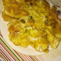 A picture of Onion Omelette.