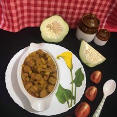 A picture of Raw Papaya curry.
