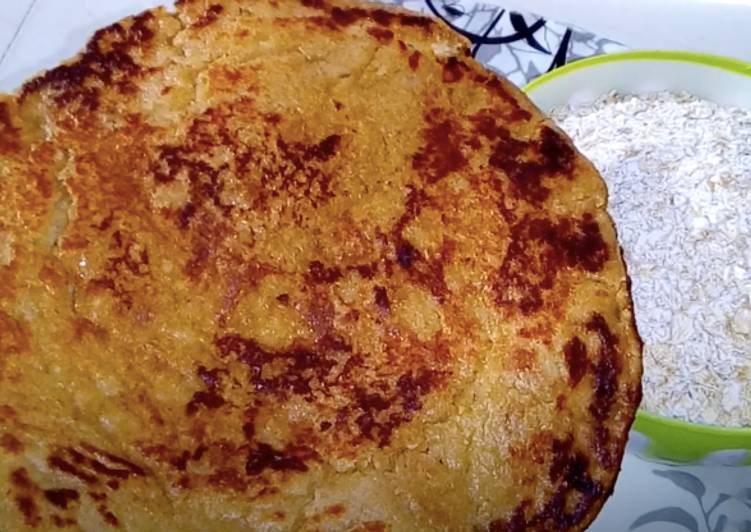 Simple Way to Prepare Homemade Oats Pancake Without Sugar