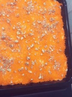 صورة لوصفة كنافه بقشطه وجبن