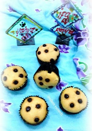 Foto resep Cupcake Pisang Cream Keju Chocochip