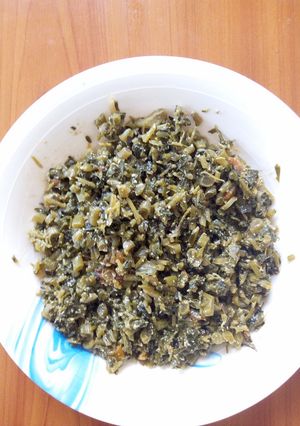 A picture of Cooked Sagaa.