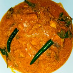 A picture of Chicken vadaga curry.
