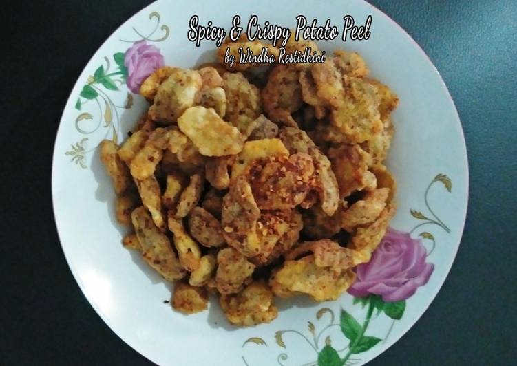 Resep Spicy &amp; Crispy Potato Peel Anti Gagal