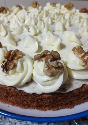 Una foto de Tarta de zanahoria