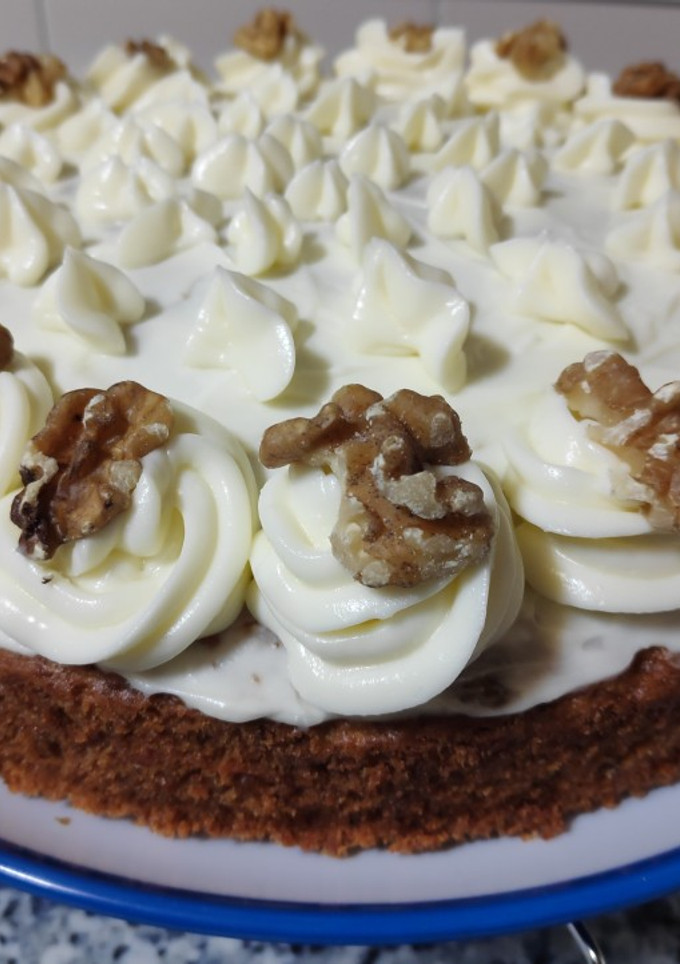 Una foto de Tarta de zanahoria