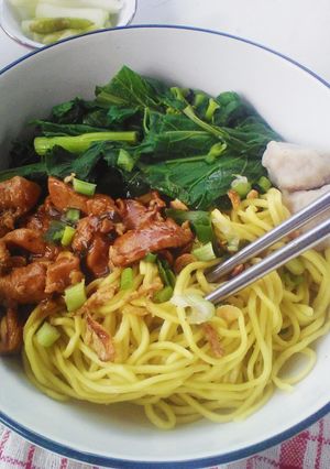 Foto resep Mie ayam bakso ala abang-abang