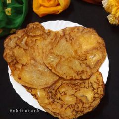 A picture of Jaggery chilla.