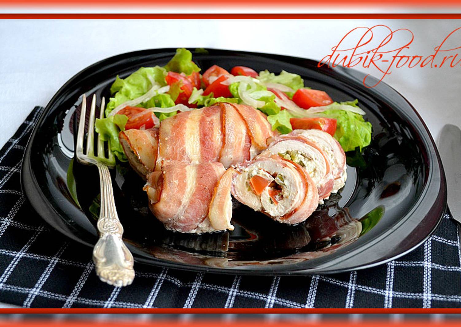 Рулетики Из Курицы Фото