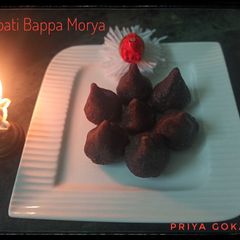 Ragi/Nachni flour Modak A picture of Ragi/Nachni flour Modak.
