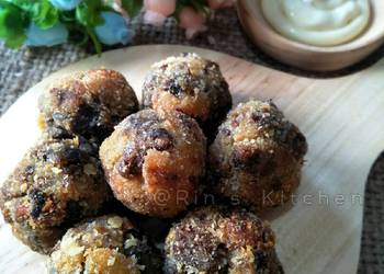 Easy Fast Cooking Aubergine and Mushroom Balls Delicious Steady