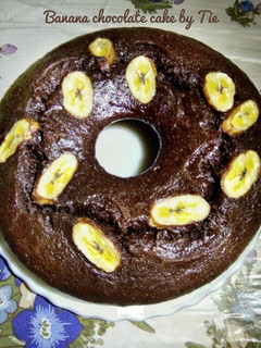 Foto resep Banana Chocolate Cake