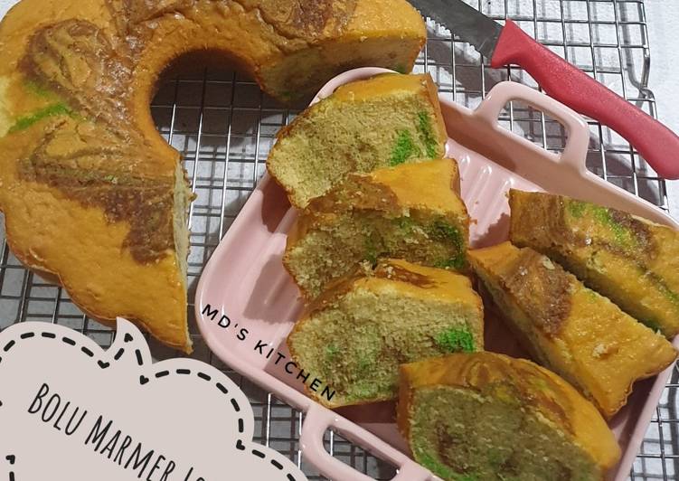 Resep BOLU MARMER LORENG (LEMBUT), Bikin Ngiler