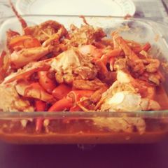 A picture of Crab Curry Bengali Style.