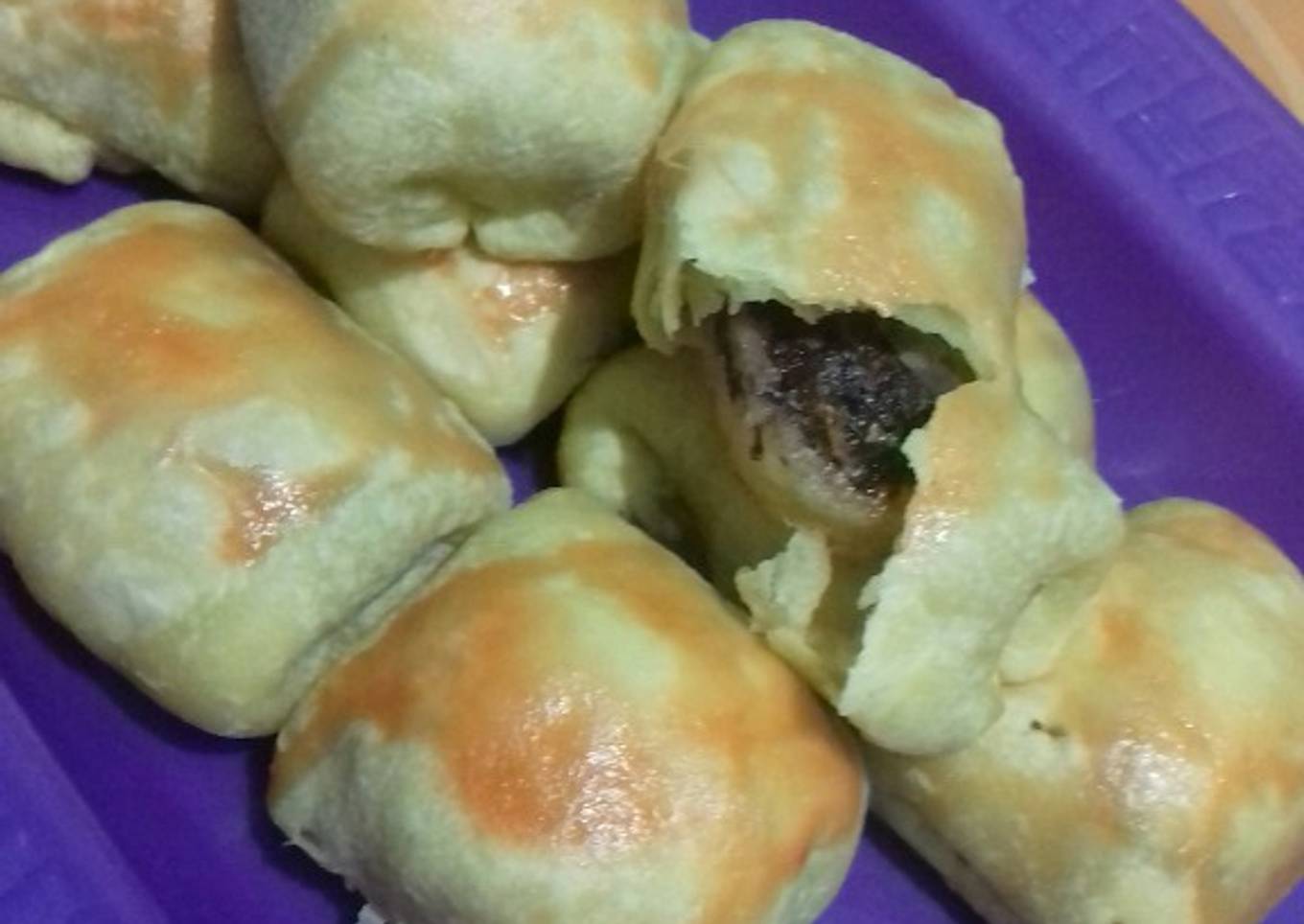 Bolen pisang coklat